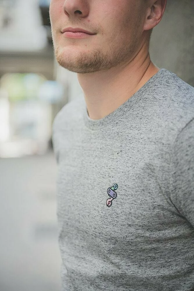 T-Shirt The Vandal "Derailleur" Gris 3 T-Shirt The Vandal "Derailleur" Gris