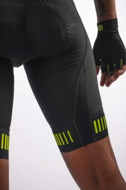 Cuissard Alé Strada Noir/Jaune Fluo -Vélo Elegant Magasin 2027543037