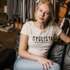 The Vandal T-shirt DAME '' Cyclista '' -Vélo Elegant Magasin 2398571204