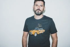 T-Shirt The Vandal " Molteni CAR " Gris Foncé -Vélo Elegant Magasin 2398595313