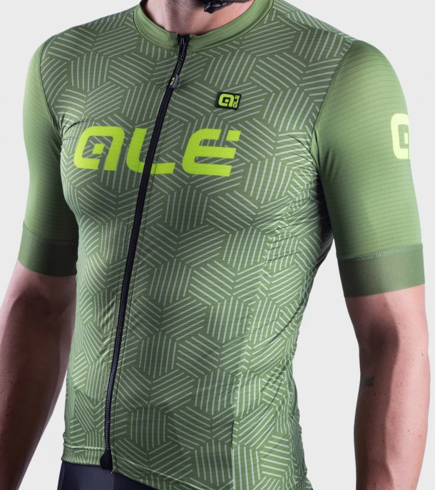 Alé Solid Cross Jersey Green 4 Alé Solid Cross Jersey Green – Image 2