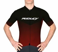 Maillot Ridley Performance Bourgogne/Black