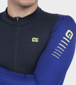 Alé Maglia ML Warm Race 2.0 REV1 Bleu -Vélo Elegant Magasin 2655744118