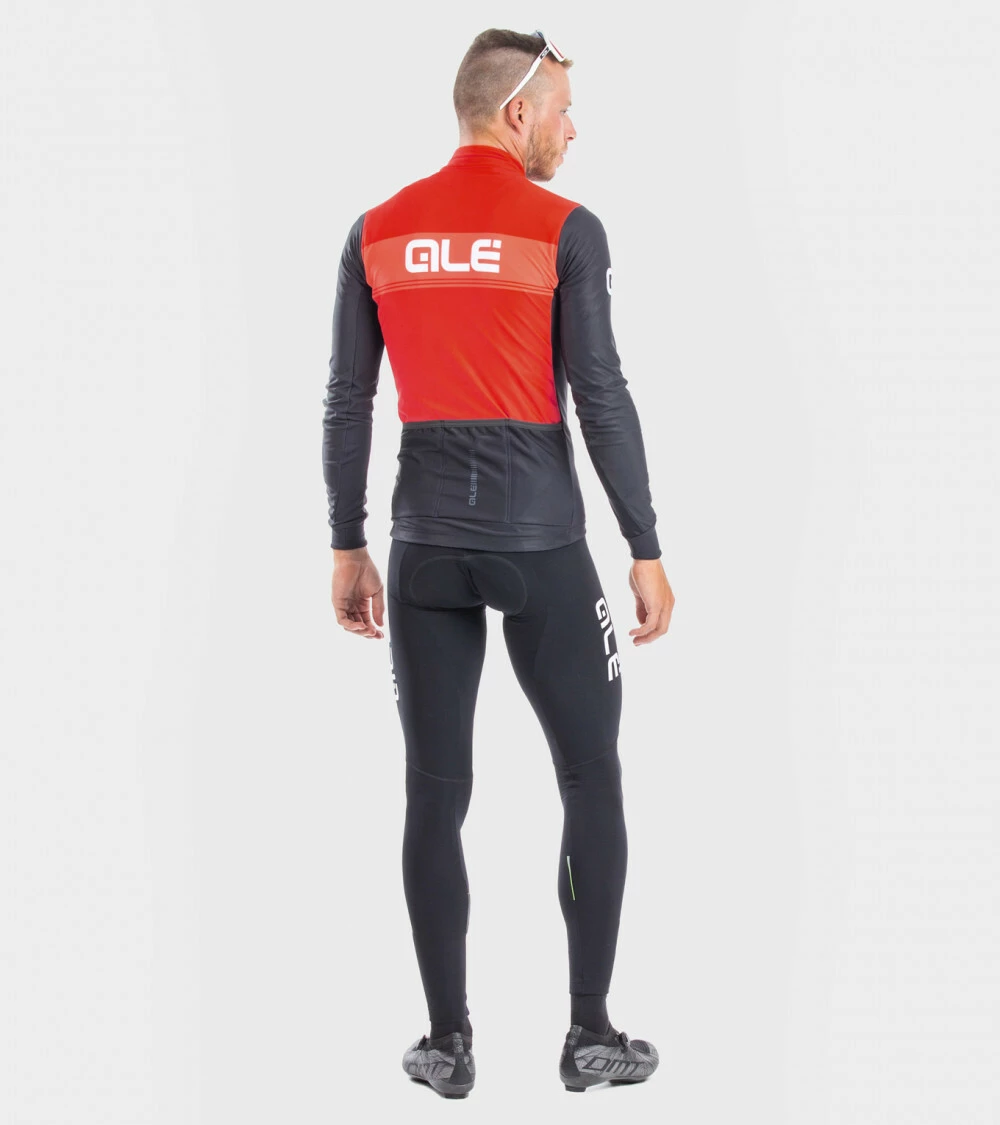 Alé PR-S Logo Long Sleeve Jersey Logo Red/Black 7 Alé PR-S Logo Long Sleeve Jersey Logo Red/Black – Image 5