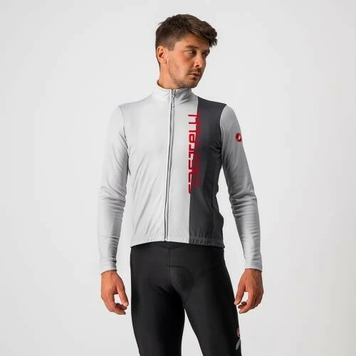 Castelli Maillot Manche Longue Traguardo Fz - Gris Claire/Gris Foncé 3 Castelli Maillot Manche Longue Traguardo Fz - Gris Claire/Gris Foncé