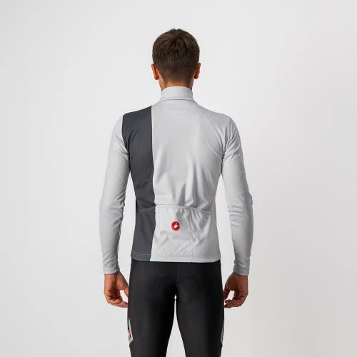 Castelli Maillot Manche Longue Traguardo Fz - Gris Claire/Gris Foncé 4 Castelli Maillot Manche Longue Traguardo Fz - Gris Claire/Gris Foncé – Image 2