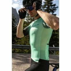 Nalini - New Ergo Mesh J Light Green Black - Men -Vélo Elegant Magasin 2973402312