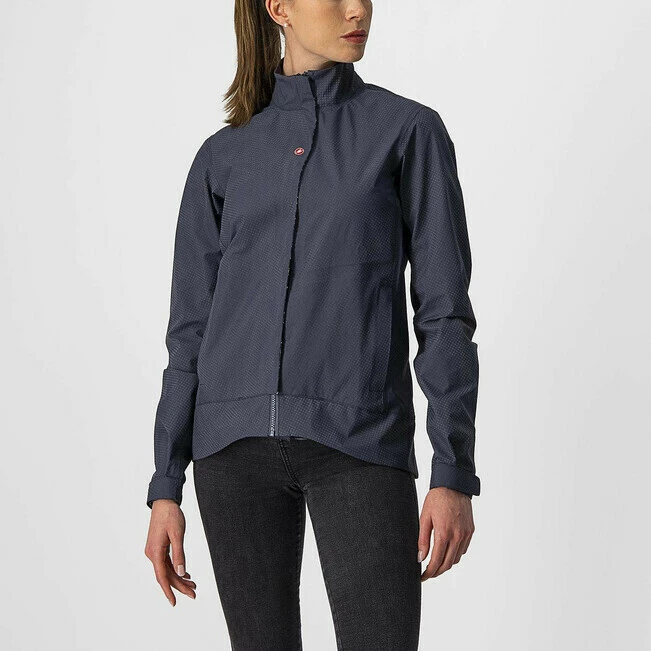 Castelli Commuter Woman Reflex Jacket Dark Steel Blue 3 Castelli Commuter Woman Reflex Jacket Dark Steel Blue