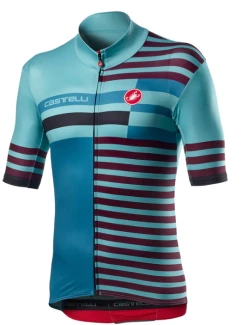 Maillot Castelli Mid Weight Pro - Bleu Clair