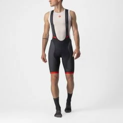 Castelli Competizione Cuissard Homme Black / Fiery Red