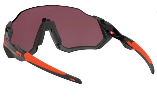 Oakley Flight Jacket Matte Black/Orange / Prizm Black 4 Oakley Flight Jacket Matte Black/Orange / Prizm Black – Image 2