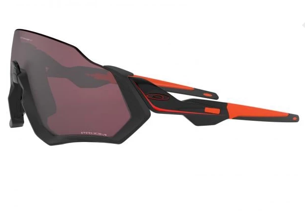 Oakley Flight Jacket Matte Black/Orange / Prizm Black 3 Oakley Flight Jacket Matte Black/Orange / Prizm Black