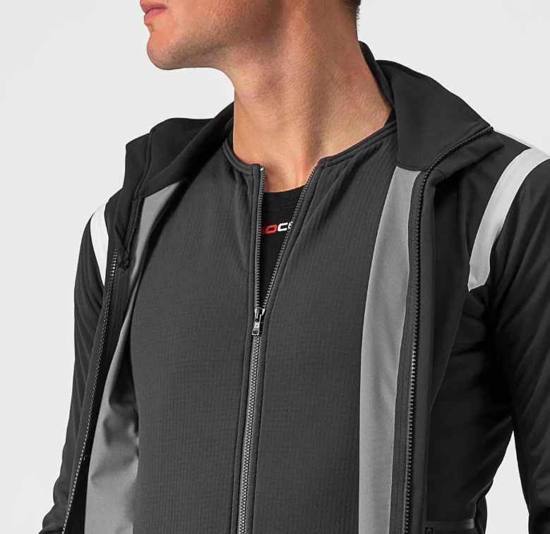 Castelli Alpha RoS 2 Jacket Light Black/ White Grey 851 8 Castelli Alpha RoS 2 Jacket Light Black/ White Grey 851 – Image 6