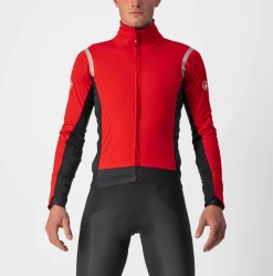 Castelli Alpha RoS 2 Jacket Red/Silver 023