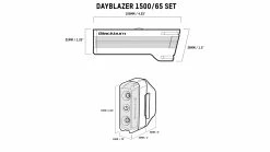 Blackburn - Pack DAYBLAZER 1500 FRONT + 65 REAR -Vélo Elegant Magasin 3289960509