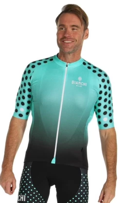 Maillot Bianchi Cedrino/nero/celeste -Vélo Elegant Magasin 3369955220