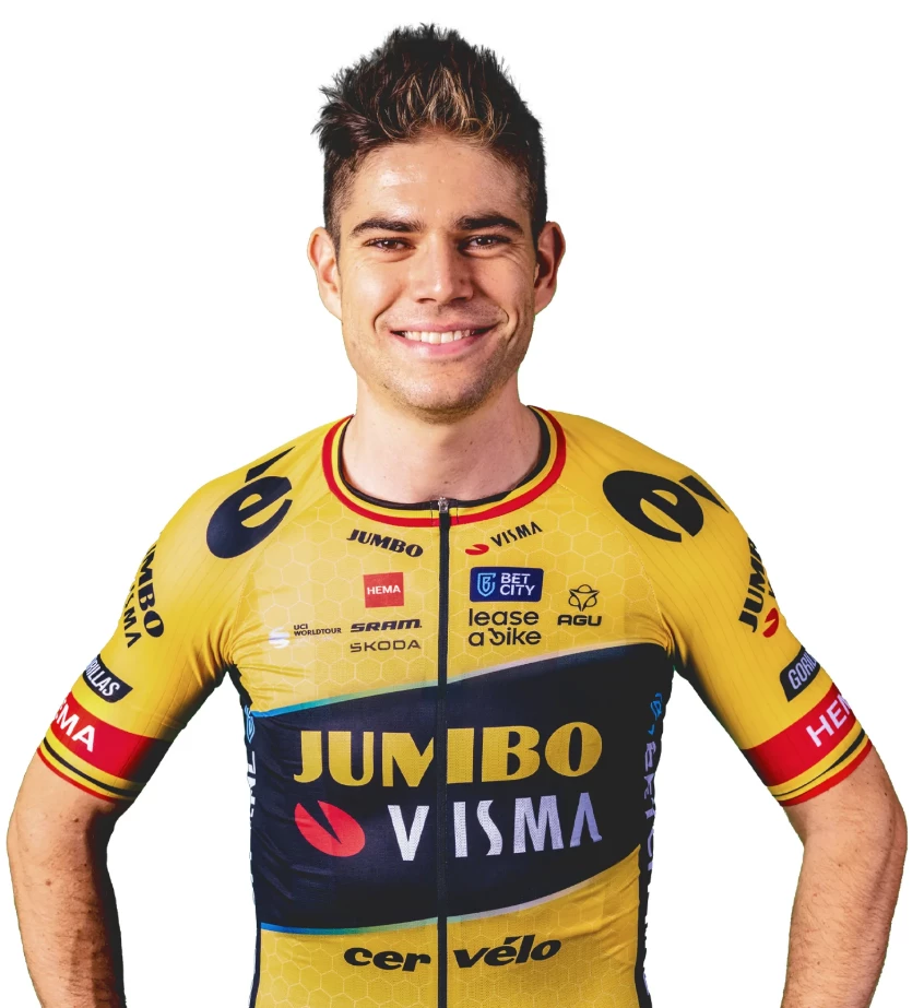 Maillot TEAM JUMBO VISMA De Wout Van Aert 2023 3 Maillot TEAM JUMBO VISMA De Wout Van Aert 2023