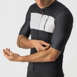 Castelli - Prologo 7 Jersey Men Light Black / Silver 085 -Vélo Elegant Magasin 3463508391