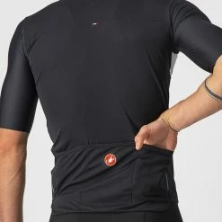 Castelli - Prologo 7 Jersey Men Light Black / Silver 085 -Vélo Elegant Magasin 3463515832
