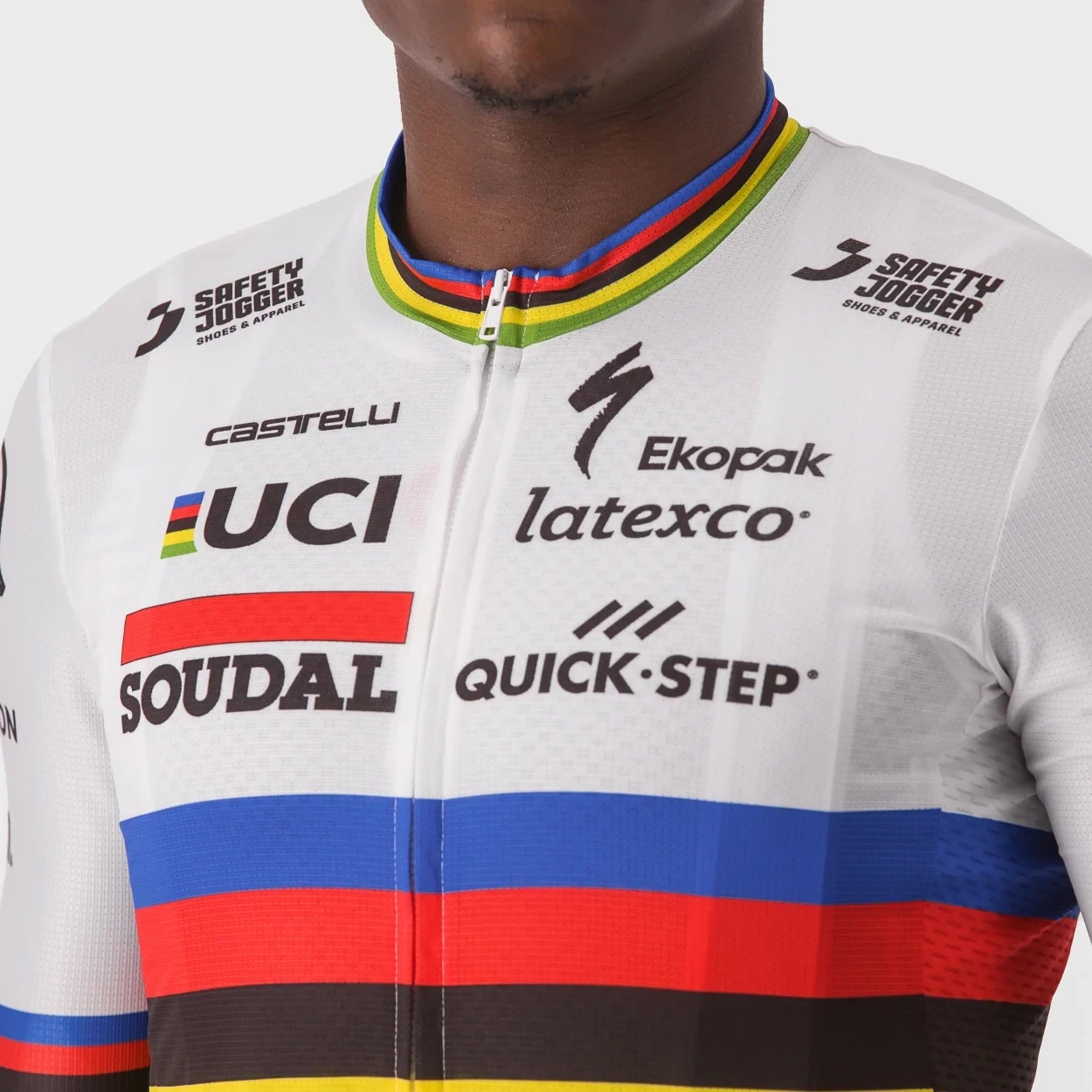 Maillot Castelli Competizione Champion Du Monde Remco Evenepoel 2023 Soudal Quick Step 5 Maillot Castelli Competizione Champion Du Monde Remco Evenepoel 2023 Soudal Quick Step – Image 3